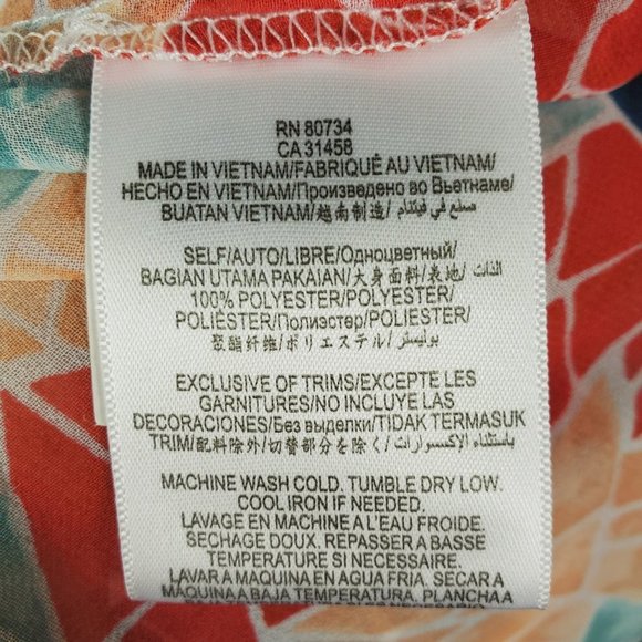 BCBG Asymmetrical Ruffled Sheer Kimono Halter Top (No Sleeve Openings) Sz XS - Picture 14 of 15